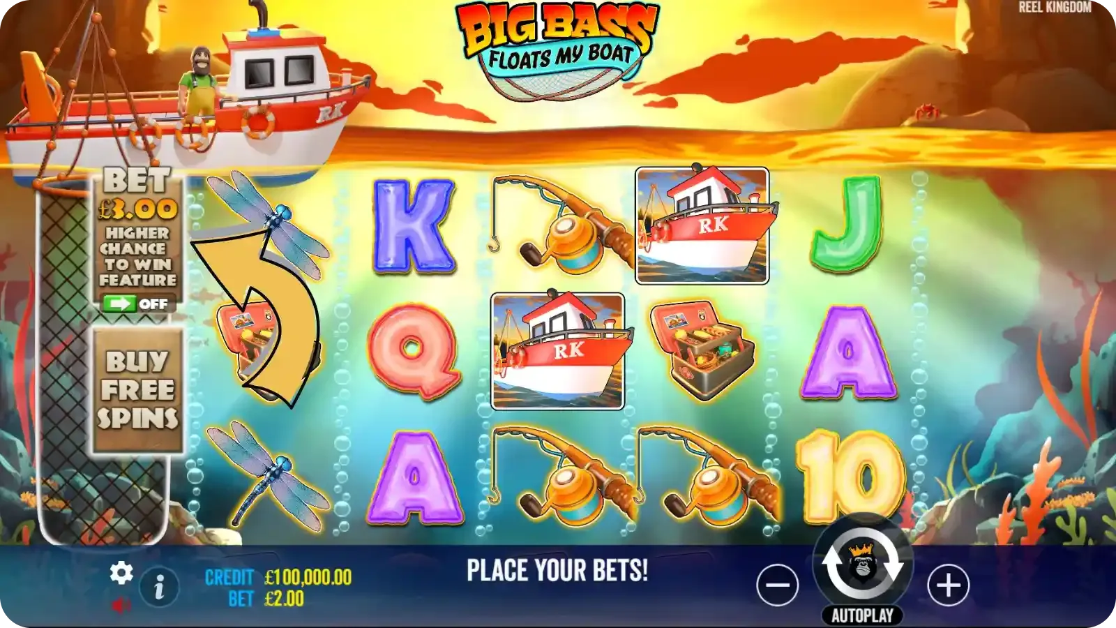 Enable Ante Bet Feature in slot