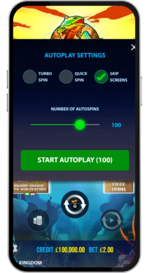 Big Bass Floats My Boat autoplay settings