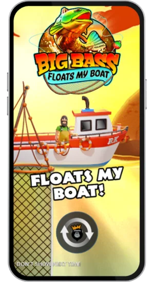 Big Bass Floats My Boat intro screen