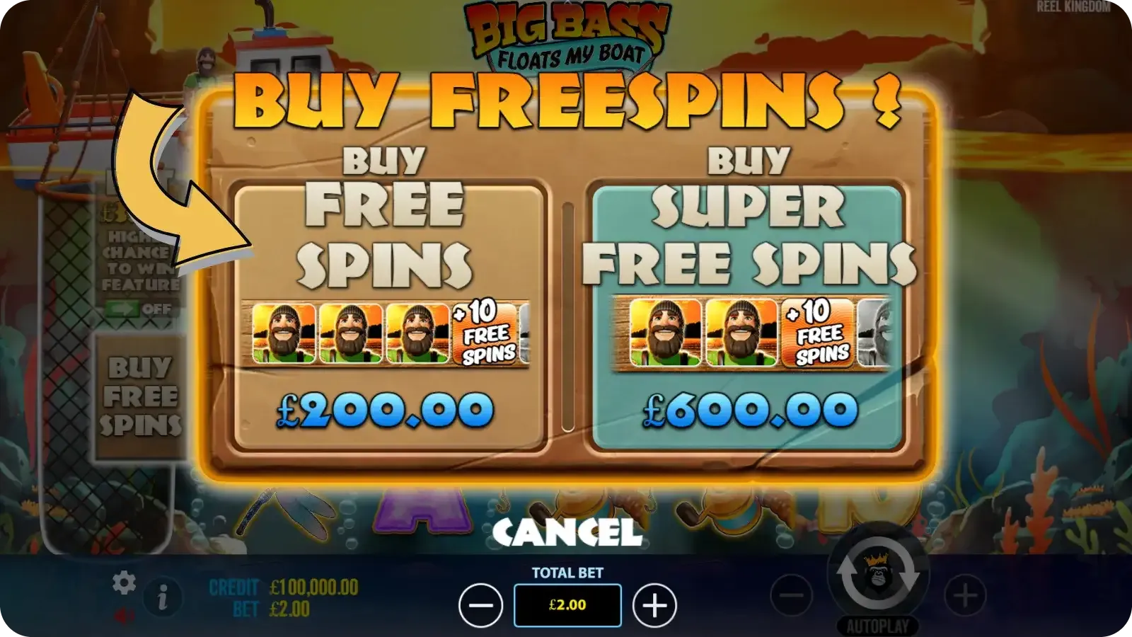 Buy Bonus Round with Free Spins