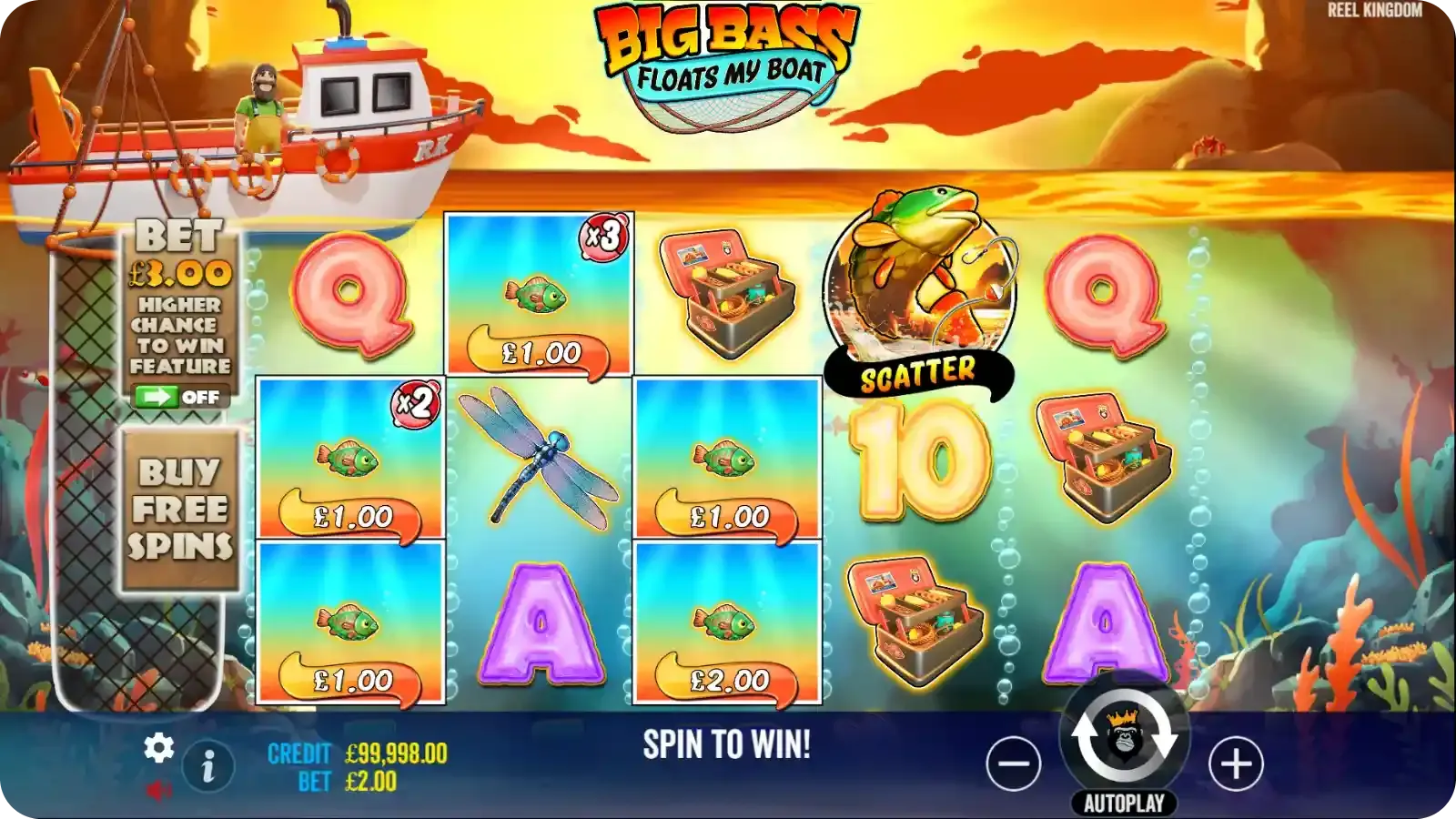 Theme in slot Big Bass Floats My Boat